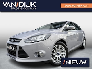 Ford Focus 1.6 EcoBoost Titanium ✓Navigatie ✓Half Leder ✓Climate ✓Cruise ✓Voorruitverwarming ✓Stoelverwarming ✓Bluetooth ✓Parkeersensoren ✓Lichtmetaal