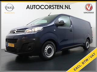 Citroën Jumpy 2.0 Aut. BlueHDI L3 120 XL 3p. Navi 1/2Leer Pdc CruiseControl Airco Usb SchuifdeurRechts Aut.Verlichting Regensensor Bluetooth