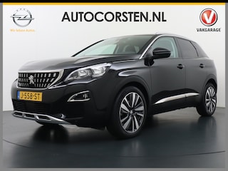 Peugeot 3008 T 131pk Keyless VirtualCockpit Elek.klep 360Camera 1/2Leer Apple/Android Dab Bordherk. Lane-dep. Led Navi CruiseControl Pdc Apps Aut.Verlichting PrivacyGlas Usb Ecc Bluetooth 4xElekRamen Dakrails Mistlampen Isofix 19''LM 1.2 PureTech Blue Lease Premium DealerOnderhouden NL-auto