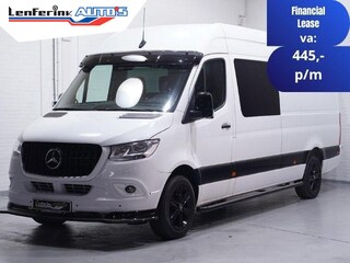 Mercedes-Benz Sprinter 315 CDI 150 pk L3H2 Black&White Dubbel Cabine Navi, 360 Camera, AMG Grille, 18" LMV, Sidebars, Zonneklep, 6-Zits