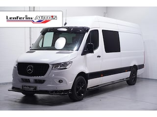Mercedes-Benz Sprinter 315 CDI 150 pk L3H2 Black&White Dubbel Cabine Navi, 360 Camera, AMG Grille, 18" LMV, Sidebars, Zonneklep, 6-Zits