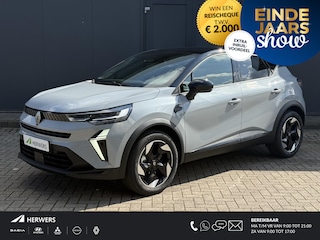 Renault Captur 1.8 E-Tech full hybrid 160 techno / Two Tone Gris Rafale / Achteruitrijcamera / Apple Carplay / Adaptieve Cruise Control / Navigatie / Donkere Hemelbekleding / Multifunctioneel Stuurwiel