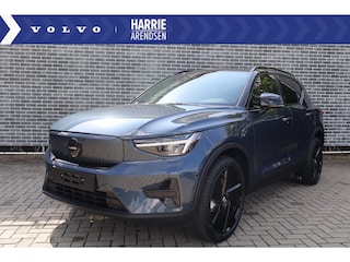 Volvo EX40 Single Motor Extended Range Ultra Black Ed. 82 kWh | 360 camera | parkeersensoren voor + achter | Stoel + stuurwielverwarming | Nubuck bekleding | Panoramadak | 20" lichtmetalen velgen | Harman Kardon Audio | Extra getint glas |