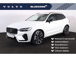 Volvo XC60 T8 Recharge AWD Ultra Dark - Luchtvering - Panorama/schuifdak - IntelliSafe Assist & Surround - 360º Camera - Adaptieve LED koplampen - Verwarmde voorstoelen, stuur & achterbank - Parkeersensoren voor & achter - Elektr. bedienb. voorstoelen met geheugen - Head up display - Draadloze tel. lader - Extra getint glas - Elektr. inklapbare trekhaak - 22' LMV