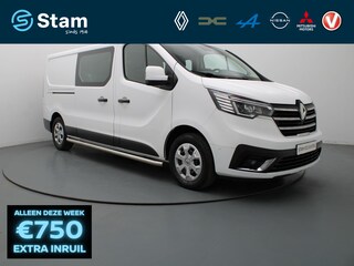 Renault Trafic 2.0 dCi 150pk T29 L2H1 DC Work Edition Automaat Camera | Cruise | Navi | Parkeersens. v+a | Trekhaak