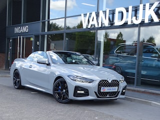 BMW 4-serie Cabrio 420i M Sport pakket Pro. Harman/Kardon Driv.Ass. Nekverwarming Active-Cruis Cockpit-Plus Leder 19" LM Velgen