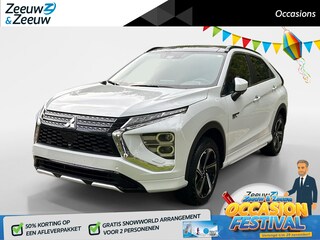Mitsubishi Eclipse Cross Instyle 2.4 PHEV Stoelverwarming voor en achter , stuurverwarming , Apple Carplay/Android Auto , panoramadak , electronic climate controle , rondomzicht camera , cruise control adaptief,  elektrisch verstelbare bestuurdersstoel en pass , lichtmetalen velgen 18" , lederen bekleding , enz