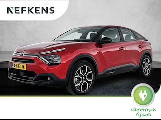 Citroën C4 EV Feel Pack 50 kWh 136pk | Navigatie | Achteruitrijcamera | Climate Control | Cruise Control | Parkeersensoren | Led koplampen | Apple Carplay / Android Auto | Bluetooth | DAB+ radio | Armsteun | Comfortstoelen | 18" lichtmetalen velgen |