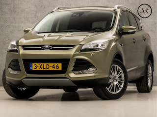 Ford Kuga 1.6 Titanium 150Pk (PANORAMADAK, NAVIGATIE, NAP, CAMERA, CLIMATE, LEDER, TREKHAAK, SPORTSTOELEN, CRUISE, NIEUWE APK, KEYLESS, XENON, NIEUWSTAAT)