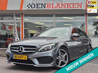 Mercedes-Benz C-klasse Estate 180 AMG Business Solution BJ.2017 / Navi / Leder / Camera / Led / Automaat / 18"Lmv !!