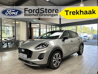 Ford Puma EcoBoost 155PK Hybrid Titanium | Winter Pack | Adapt. Cruise | Matrix LED | 360° camera | Two-Tone | Elek. Klep | All-Seasons |