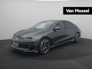 Hyundai Ioniq 6 Lounge 77.4 kWh | Airco | Cruise Control | Navigatie | Lederen bekleding | lichtmetalen velgen 20" | Stoelverwarming | Stuurverwarming |