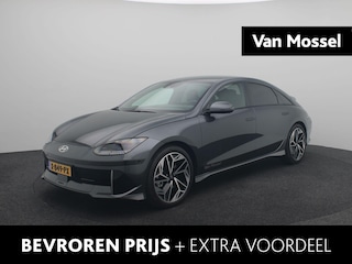 Hyundai Ioniq 6 Lounge 77.4 kWh | Airco | Cruise Control | Navigatie | Lederen bekleding | lichtmetalen velgen 20" | Stoelverwarming | Stuurverwarming |