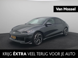 Hyundai Ioniq 6 Lounge 77.4 kWh | Airco | Cruise Control | Navigatie | Lederen bekleding | lichtmetalen velgen 20" | Stoelverwarming | Stuurverwarming |