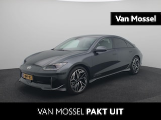 Hyundai Ioniq 6 Lounge 77.4 kWh | Airco | Cruise Control | Navigatie | Lederen bekleding | lichtmetalen velgen 20" | Stoelverwarming | Stuurverwarming |