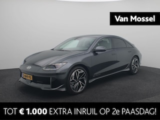 Hyundai Ioniq 6 Lounge 77.4 kWh | Airco | Cruise Control | Navigatie | Lederen bekleding | lichtmetalen velgen 20" | Stoelverwarming | Stuurverwarming |