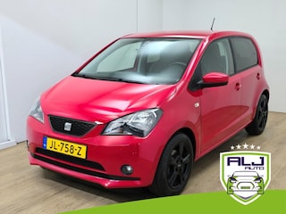 Seat Mii Occasion 1.0 Sport Connect met cruisecontrol! | Tweedehands Seat Mii in rood | Airco | Sportvelgen | Radio met aux | ALJ