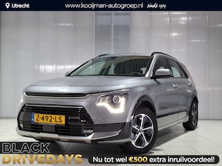 Kia Niro 1.6 GDi Hybrid DynamicLine incl.trekhaak, 1.300 kilo trekgewicht, Apple Carplay/Android Auto, Navigatie, Camera.