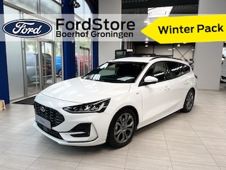 Ford Focus Wagon EcoBoost 155PK Hybrid ST Line | Winter pack | Adapt. Cruise | Camera | Draadloos CarPlay |