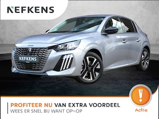 Peugeot 208 Allure Hybrid 100PK | AppleCarplay/Android Auto | Camera | Parkeersensoren | FULL LED | Voorstoelen Verwarmd | Keyless | Climate Control | Adaptive Cruise Control | 16" LMV | Isofix | Privacy Glass |