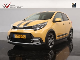 Kia Picanto 1.0 T-GDi 100PK X-Line - Striping - Navigatie - Camera - Lederen bekleding - 16 inch LM velgen - LED koplampen - Fabrieksgarantie tot 04-2030