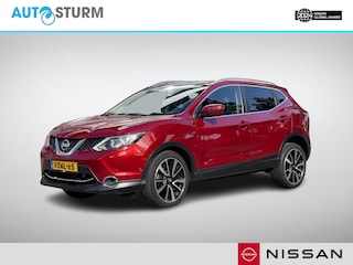 Nissan Qashqai 1.2 Tekna | Trekhaak | Panoramadak | Navigatie | 360° Camera | Leder | Stoelverwarming | LED Koplampen | Rijklaarprijs!