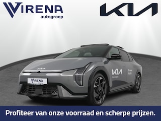 Kia EV4 Fastback GT-PlusLine 81.4 kWh Prijs incl. Inruilpremie - Stoelverwarming/ventilatie - Glazen Schuif-/kanteldak - Elektrisch verstelbare voorstoelen - Dodehoekcamera - Head-up display Fabrieksgarantie tot 2032 - Fabrieksgarantie tot 09-2032