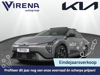 Kia EV4 Fastback GT-PlusLine 81.4 kWh Prijs incl. Inruilpremie - Stoelverwarming/ventilatie - Glazen Schuif-/kanteldak - Elektrisch verstelbare voorstoelen - Dodehoekcamera - Head-up display Fabrieksgarantie tot 2032 - Fabrieksgarantie tot 09-2032