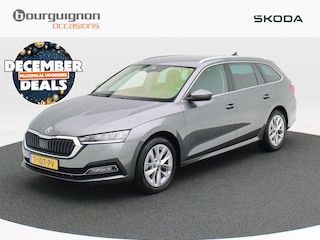 Skoda Octavia Combi 1.0 e-TSi 110 Pk Automaat Business Edition Plus | Trekhaak | Adaptive Cruise | Carplay | LED | parkeersensoren | Elektrische Achterklep | 17 Inch | 61.342 Km