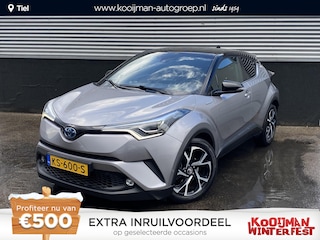Toyota C-HR 1.8 Hybrid Bi-Tone Plus Stoel- & stuurverarming, navigatie, dodehoek detectie, JBL Premium audio, Volledig dealeronderhouden, achteruitrij camera, adaptieve cruise control