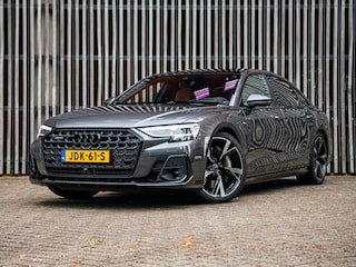 Audi A8 60 TFSI e 449pk Quattro Lang 3x S-Line|BTW|VOL OPTIES|Trekhaak|Panorama|4x Massage/koeling/verwarm|21''|OLED|Carplay|HUD|