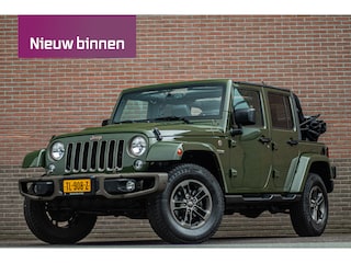 Jeep Wrangler 3.6 V6 75th Anniversary, Carplay, Camera, Full LED, Trekhaak, Stoelverwarming, Half leder.