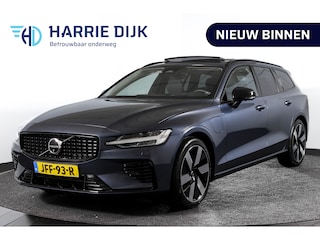 Volvo V60 2.0 T6 Plug-in hybrid AWD Ultra Dark | S/K-panodak | Bowers/Wilkens | Dig. Cockpit | Adapt. Cruise | Memory Stoelen | Elek. Klep | Stoel-+stuurverw. | 360 Camera | NAV+App. Connect | Elek. trekhaak | LM 19" |