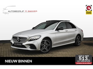 Mercedes-Benz C-klasse 200 4MATIC Premium AMG Line // Panoramadak | Night Pack | Memory stoelen | Sfeerverlichting | Analoge klok | CarPlay & Android Auto