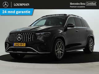 Mercedes-Benz GLE AMG 53 Hybrid 4MATIC+ Trekhaak | Panorama Schuif-Kanteldak | Burmester® | 21 Inch AMG Velgen | Distronic | Memory Voorstoelen | 360°-Camera. Inclusief 24 maanden MB Certified garantie voor Europa.