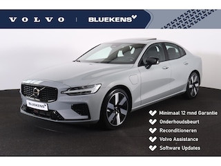 Volvo S60 Recharge T8 AWD Ultra Dark - LONG RANGE - Panorama/schuifdak - IntelliSafe Assist & Surround - Bowers & Wilkins audio - Adaptieve LED koplampen - Parkeercamera achter - Verwarmde voorstoelen, stuur & achterbank - Parkeersensoren voor & achter - Elektr. bedienb. voorstoelen met geheugen - Head up display - 19' LMV