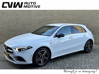 Mercedes-Benz A-klasse 250e AMG-styling | Sportstoelen | Sfeerverlichting | Navigatie | Apple CarPlay | Camera | Virtual cockpit | Nightpakket | Half leder/alcantara | Stoelverwarming | Volledig onderhouden