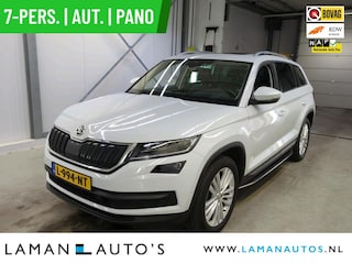 Skoda Kodiaq 1.5 TSI 150pk DSG Limited Business Edition Plus 7P Aut. | Panorama Open dak Virtual Leder/Alcantara CarPlay Trekhaak Canton ECC Navi LED ACC 19" Sirius LMV 360 Camera Side Assist Metallic | Voorschoten