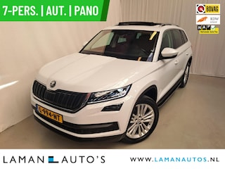 Skoda Kodiaq 1.5 TSI 150pk DSG Limited Business Edition Plus 7P Aut. | Panorama Open dak Virtual Leder/Alcantara CarPlay Trekhaak Canton ECC Navi LED ACC 19" Sirius LMV 360 Camera Side Assist Metallic | Voorschoten