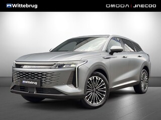 Omoda 9 Premium Plug-In Hybride Automaat met 1100 km Range, Lederen bekleding, Elektrsiche stoelverstelling voor en achter Uit voorraad leverbaar! Nu te bestellen en proef te rijden!