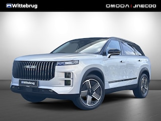 Jaecoo 7 1.5 PHEV Exclusive 20 Inch velgen met 1500 KG trekgewicht, 1200 KM RANGE Navigatie, Elektrische achterklep, Luxe lederen bekleding en 7 jaar garantie Uit voorraad leverbaar! Nu te bestellen en proef te rijden!