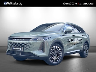 Omoda 9 Premium Plug-In Hybride Automaat met 1100 km Range, Lederen bekleding, Elektrsiche stoelverstelling voor en achter Beschikbaar per 27-04-2026! Nu te bestellen en proef te rijden!