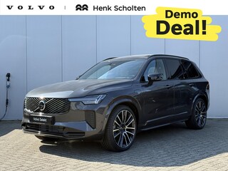 Volvo XC90 T8 Plug-in hybrid AWD AUT8 455PK Ultra Dark | Platinum grey | Nappa Leder met ventilatie en massage Cardamom | 22” lichtmetalen velgen | Luchtvering | Bowers & Wilkins audio | Getint en gelamineerd glas