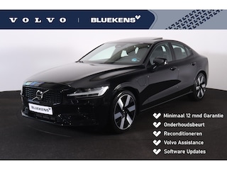 Volvo S60 Recharge T8 AWD Ultra Dark - LONG RANGE - Panorama/schuifdak - IntelliSafe Assist & Surround - 360º Camera - Bowers & Wilkins audio - Adaptieve LED koplampen - Verwarmde voorstoelen, stuur & achterbank - Parkeersensoren voor & achter - Head up display - Elektr. bedienb. voorstoelen met geheugen - 19' LMV