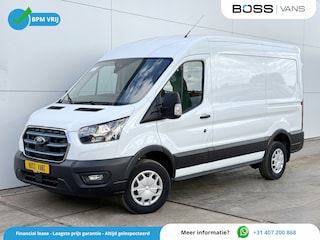 Ford Transit 75kWh 184PK 390 Elektrisch 75kWh 334km WLTP BEV Snelladen L2H2 Climate Control Tacho Carplay Camera Stoelverwarming Parkeersensoren voor achter