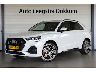 Audi Q3 40 TFSI Quattro S-Line Black Optic | Trekhaak | Standkachel | Full LED | Carplay | Alcantara | Adapt. Cruise | Stoelverw. | DAB | 20" LMV | PDC V+A