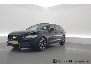 Volvo V90 T8 Recharge Ultra Dark | Luchtvering | Pano | HUD | Elek. Trekhaak | Harman Kardon | Memory seats