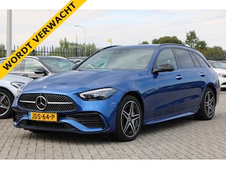Mercedes-Benz C-klasse Estate 300e AMG Line NIGHT PAKKET LEDER HEAD-UP KEY-LESS GO 360-CAMERA TREKHAAK