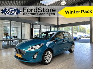 Ford Fiesta EcoBoost 100pk Titanium | 100% dealer onderhouden | Winterpack | Adapt. Cruise | B&O | Camera |