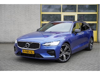Volvo V60 2.0 T4 191PK! Automaat R-Design BJ2020 Lmv 19" | Led V+A | Pdc | Navi | App-Connect | Virtual cockpit | Keyless entry | Climate control | Cruise control | Elek. voorstoelen+Mem 2x | Verwarmde voorstoelen | Sportstoelen | Zwarte hemel | Elek. achterklep